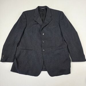 Luciano Barbera Blazer EU 54R/ US 44R Italy Jacket‎ Wool Sport Coat Button Up